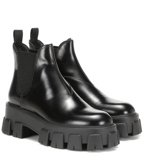 prada chunky boot|prada chelsea boots women's.